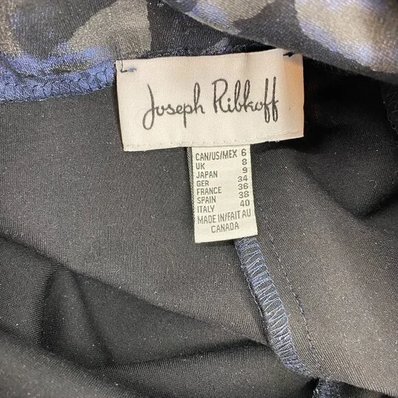 Joseph Ribkoff Metallic Pull On Cropped Pants Sz 6​​​​​​​​​​​​​​ - Picture 4 of 8